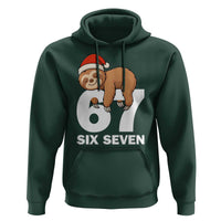 67 Six Seven Hoodie Funny Sloth Christmas - Wonder Print Shop