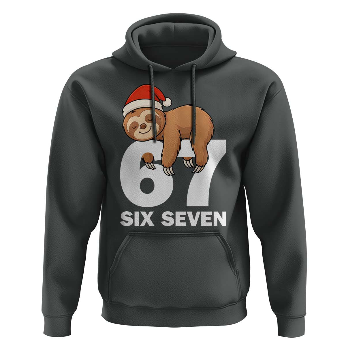 67 Six Seven Hoodie Funny Sloth Christmas - Wonder Print Shop
