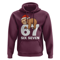 67 Six Seven Hoodie Funny Sloth Christmas - Wonder Print Shop