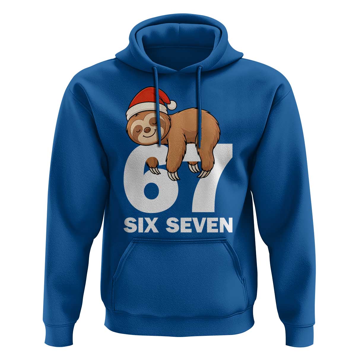 67 Six Seven Hoodie Funny Sloth Christmas - Wonder Print Shop