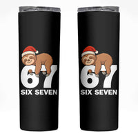 67 Six Seven Skinny Tumbler Funny Sloth Christmas - Wonder Print Shop