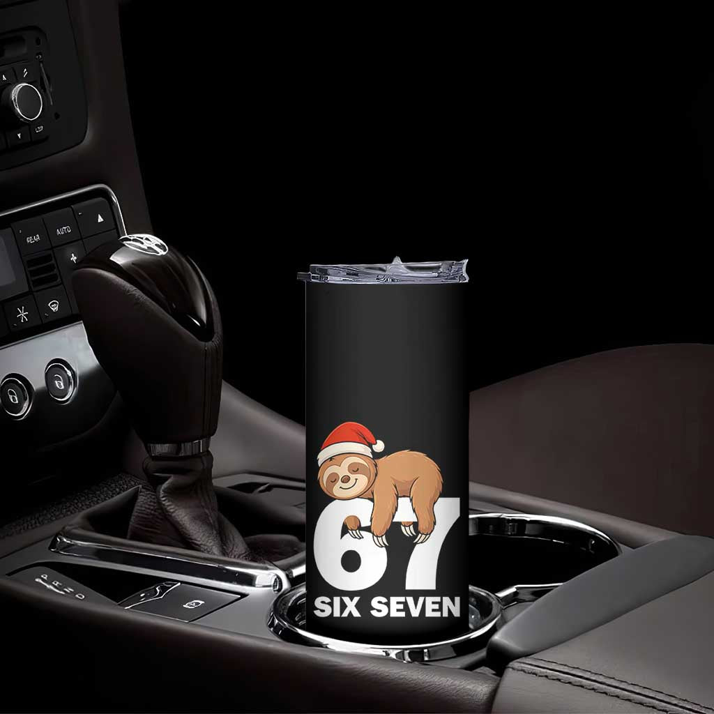 67 Six Seven Skinny Tumbler Funny Sloth Christmas - Wonder Print Shop