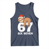 67 Six Seven Tank Top Funny Sloth Christmas - Wonder Print Shop