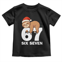 67 Six Seven Toddler T Shirt Funny Sloth Christmas - Wonder Print Shop