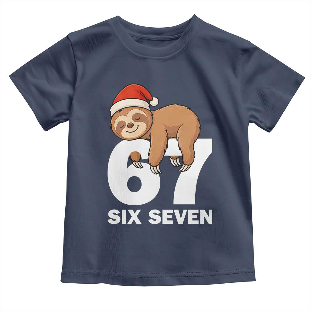 67 Six Seven Toddler T Shirt Funny Sloth Christmas - Wonder Print Shop