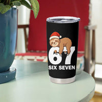 67 Six Seven Tumbler Cup Funny Sloth Christmas - Wonder Print Shop