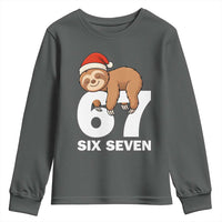 67 Six Seven Youth Sweatshirt Funny Sloth Christmas - Wonder Print Shop