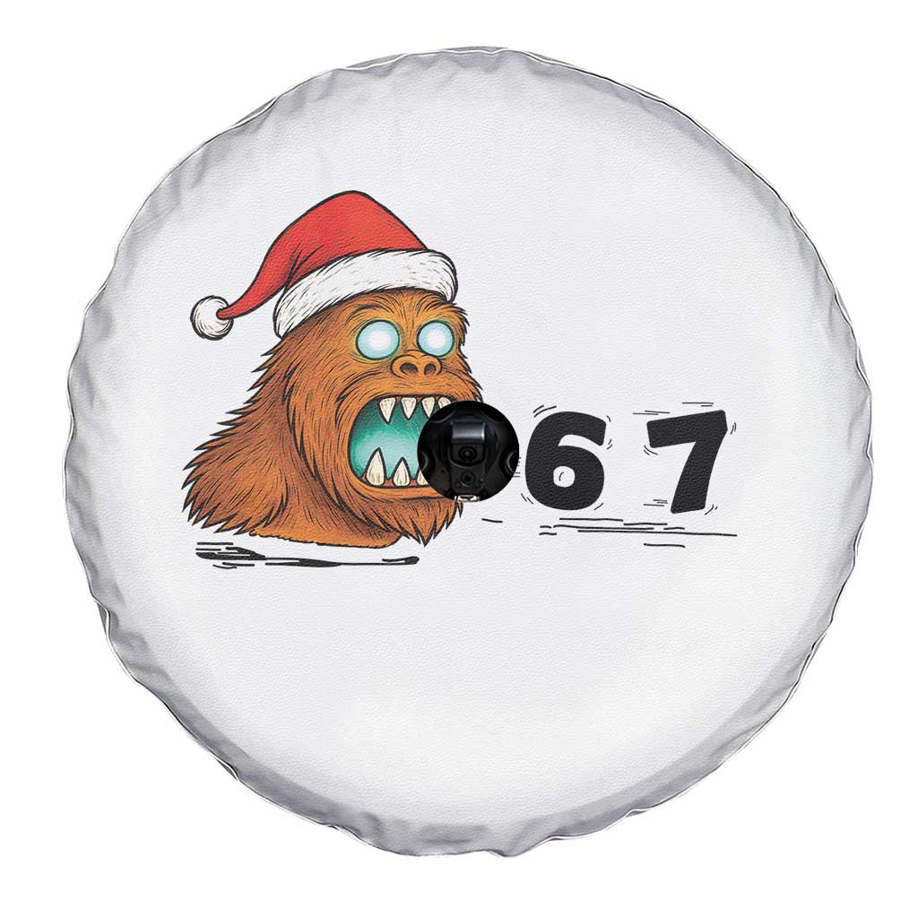 67 Six Seven Spare Tire Cover Funny Bigfoot Christmas - Wonder Print Shop