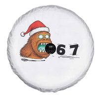 67 Six Seven Spare Tire Cover Funny Bigfoot Christmas - Wonder Print Shop