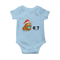 67 Six Seven Baby Onesie Funny Bigfoot Christmas - Wonder Print Shop