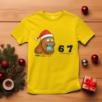 67 Six Seven T Shirt Funny Bigfoot Christmas - Wonder Print Shop