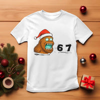 67 Six Seven T Shirt Funny Bigfoot Christmas - Wonder Print Shop