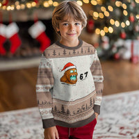 67 Six Seven Ugly Christmas Sweater Funny Bigfoot Xmas - Wonder Print Shop
