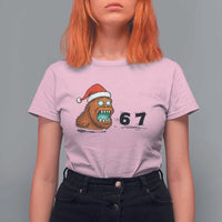 67 Six Seven T Shirt For Women Funny Bigfoot Christmas - Wonder Print Shop
