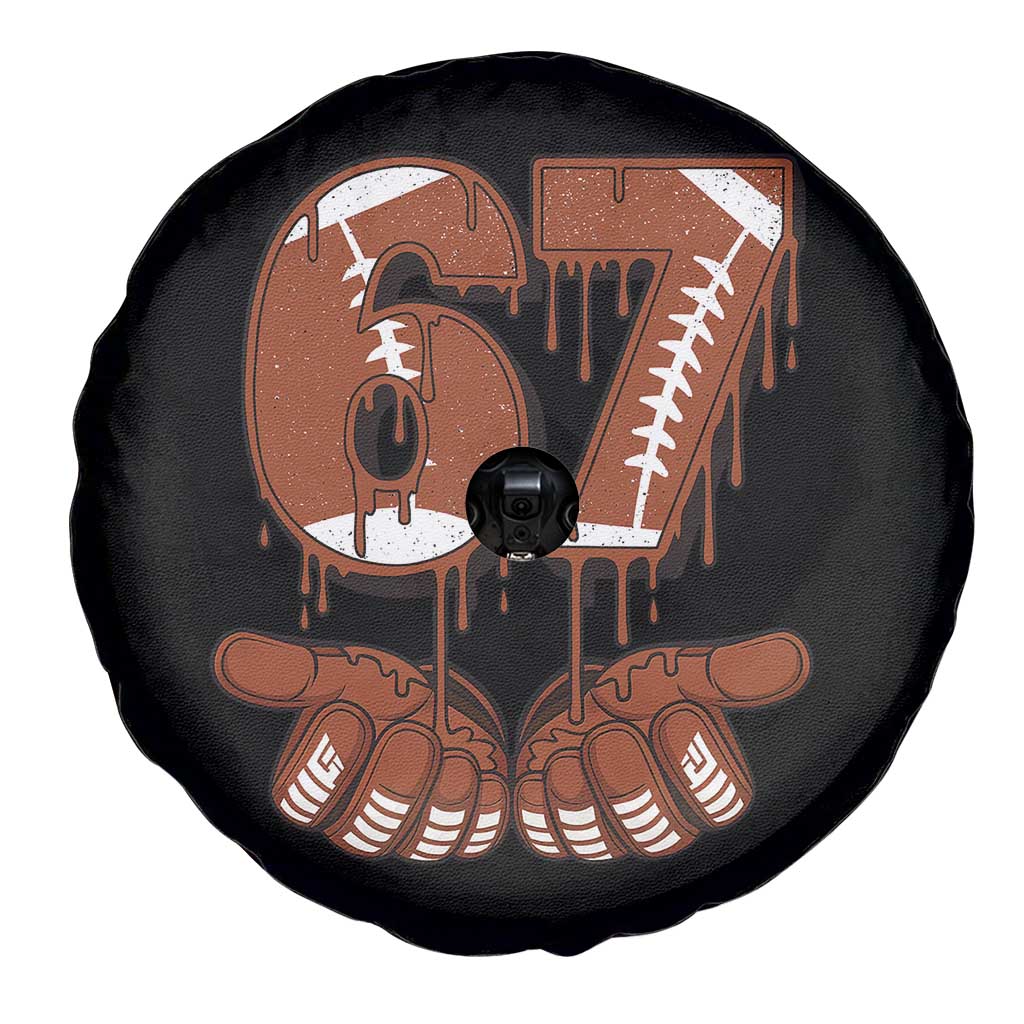 67 Six Seven Spare Tire Cover Funny Football Meme - Wonder Print Shop