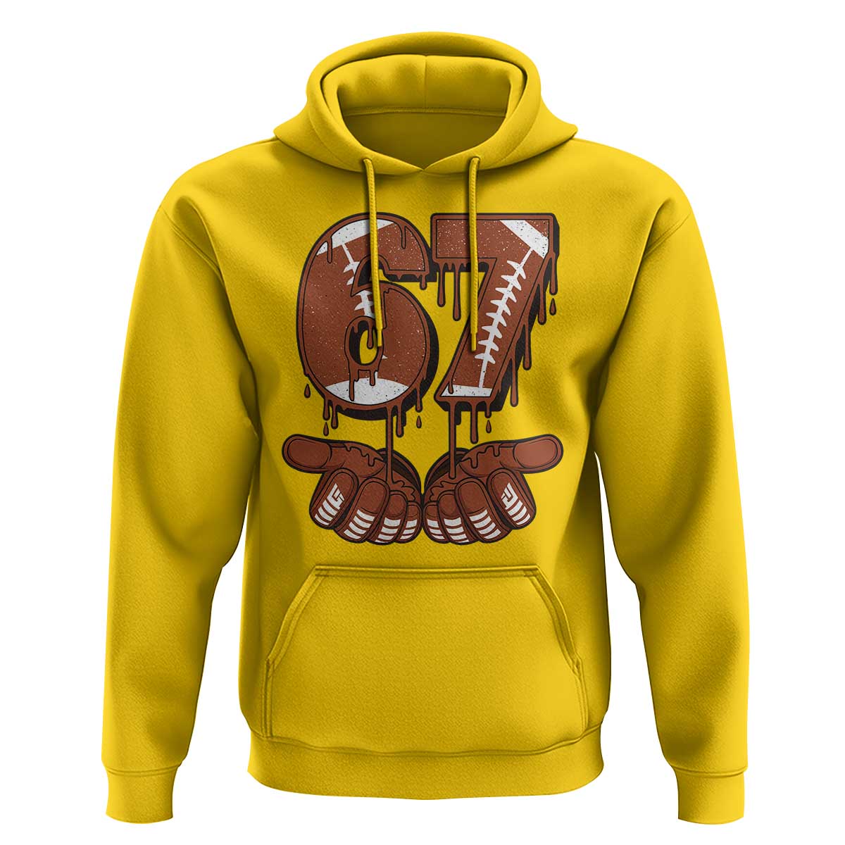 67 Six Seven Hoodie Funny Football Meme - Wonder Print Shop