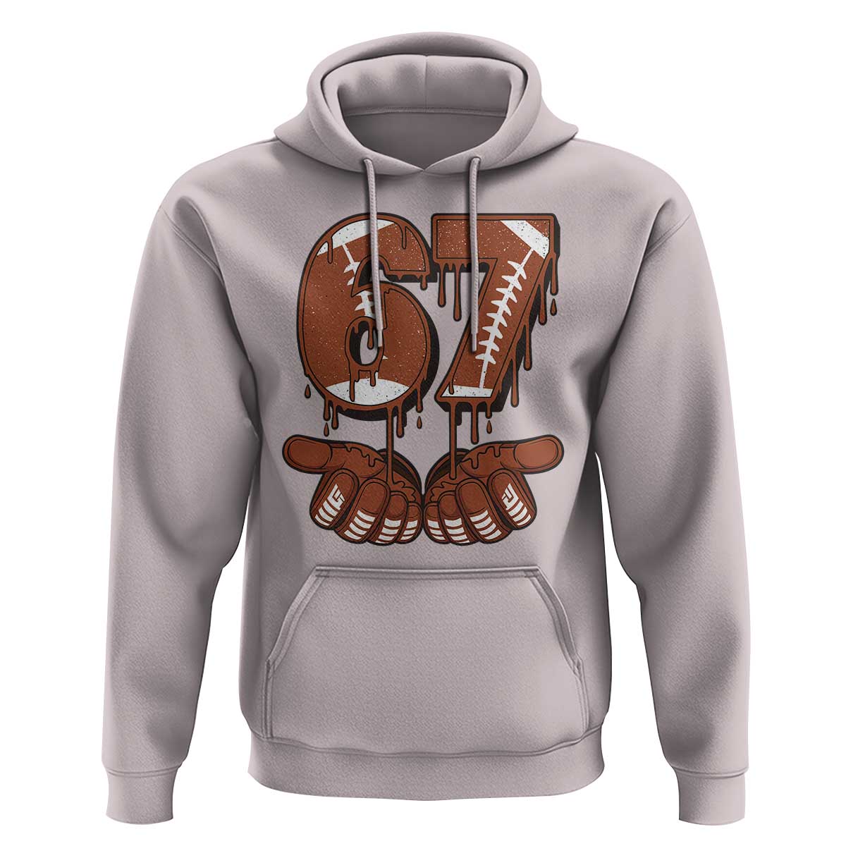 67 Six Seven Hoodie Funny Football Meme - Wonder Print Shop
