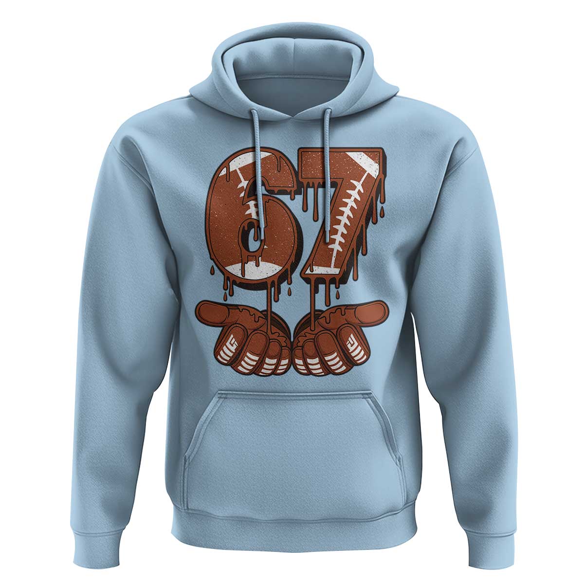 67 Six Seven Hoodie Funny Football Meme - Wonder Print Shop