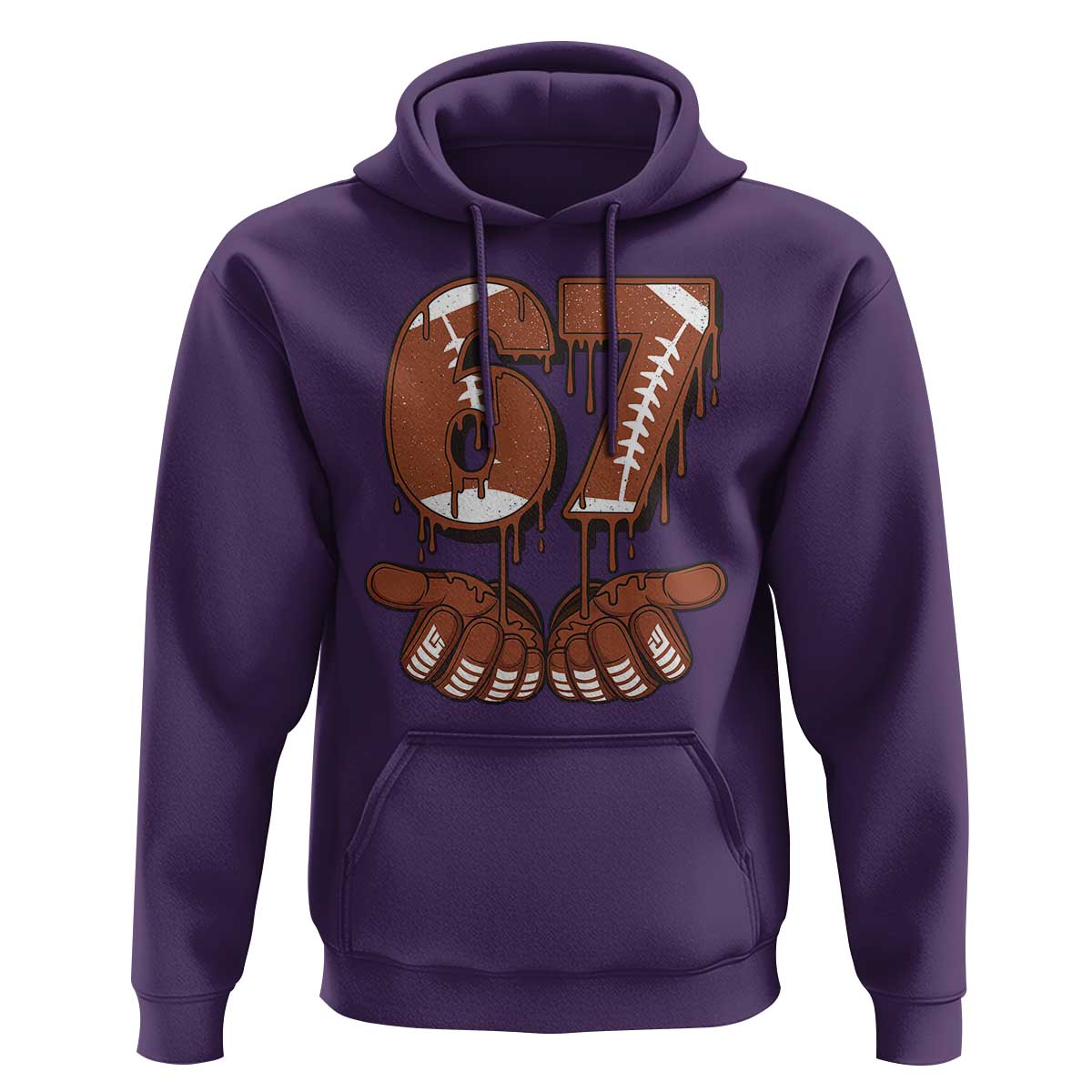 67 Six Seven Hoodie Funny Football Meme - Wonder Print Shop