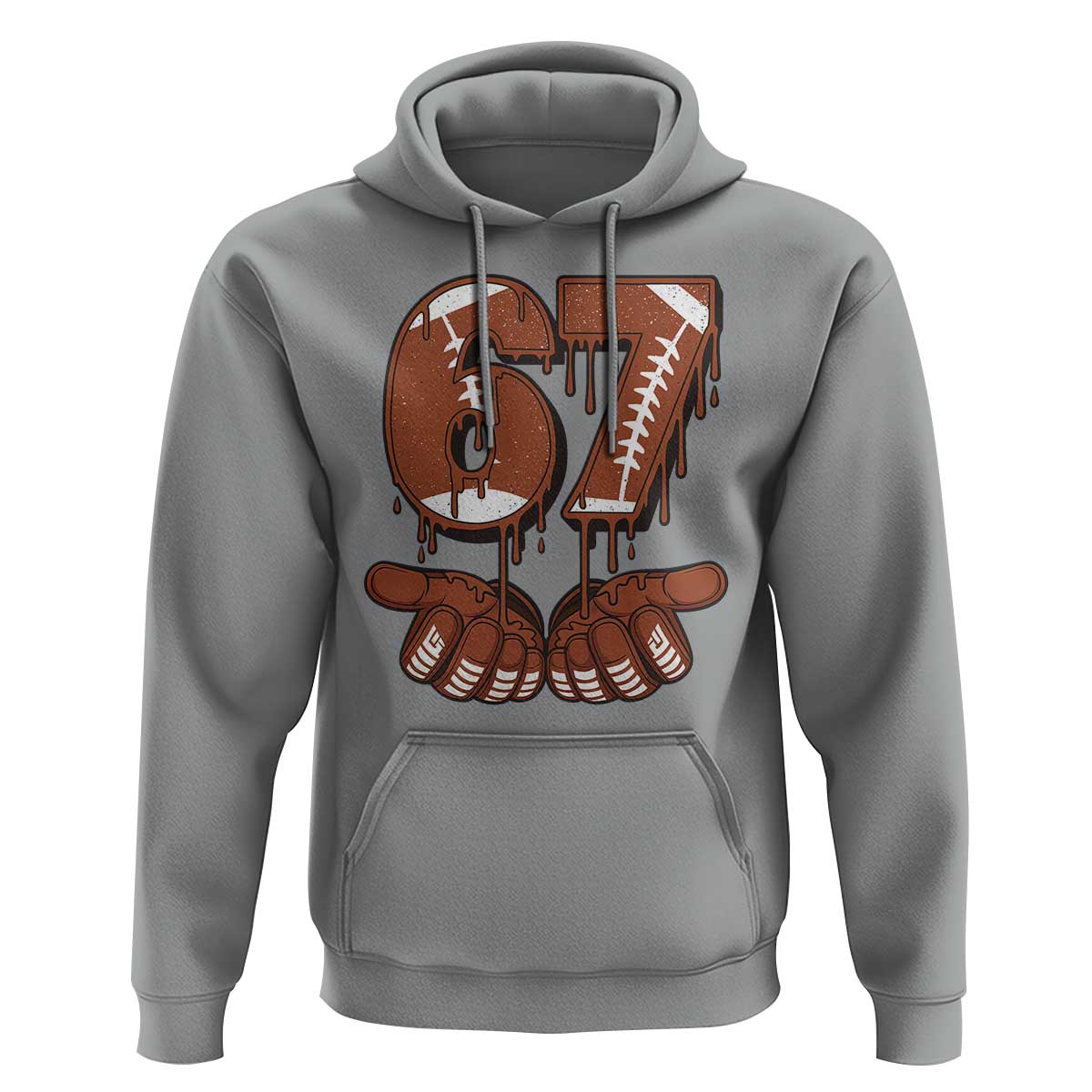 67 Six Seven Hoodie Funny Football Meme - Wonder Print Shop