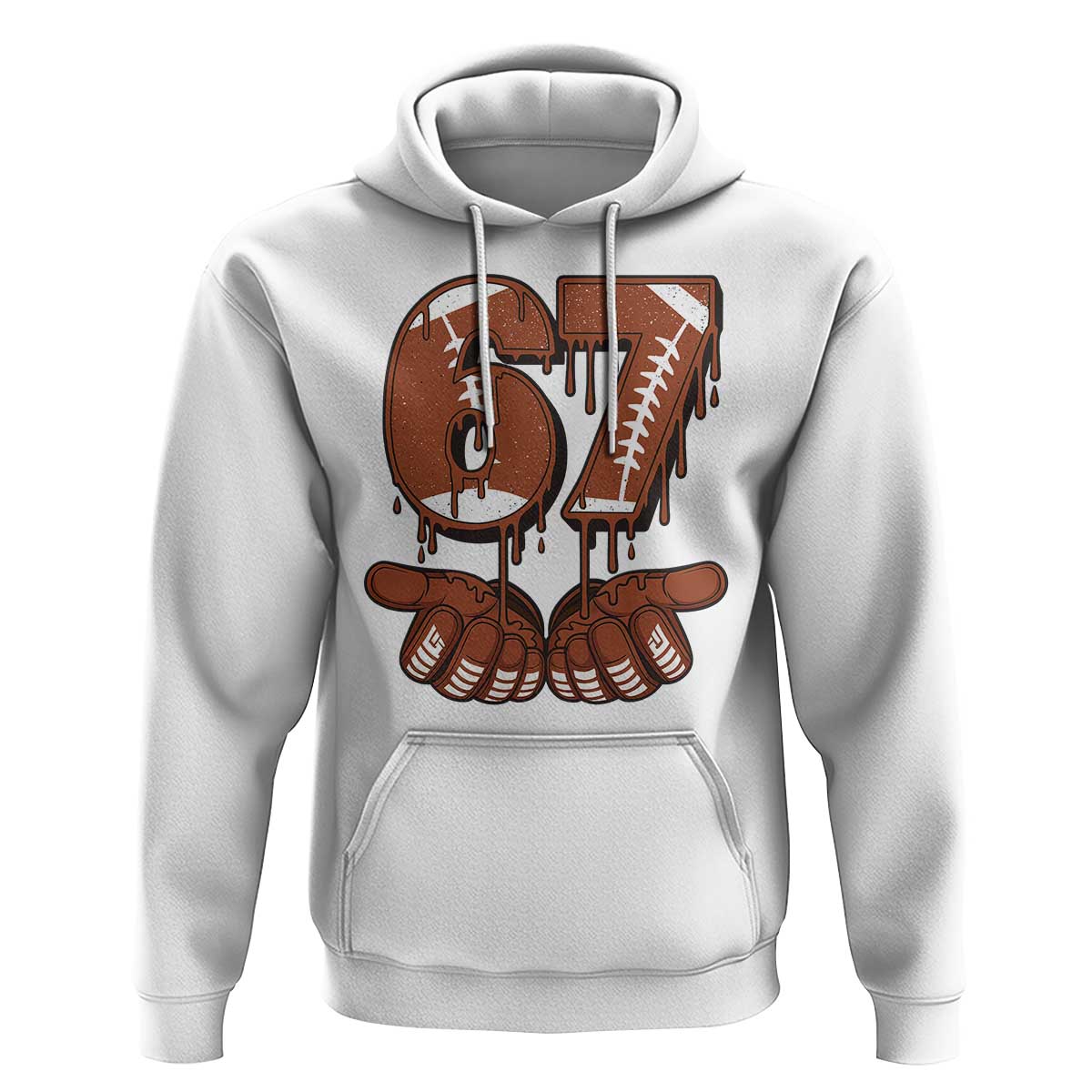 67 Six Seven Hoodie Funny Football Meme - Wonder Print Shop