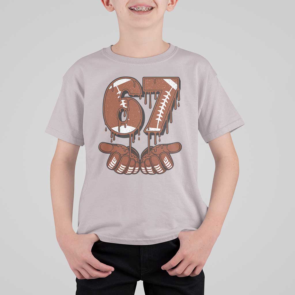 67 Six Seven T Shirt For Kid Funny Football Meme - Wonder Print Shop