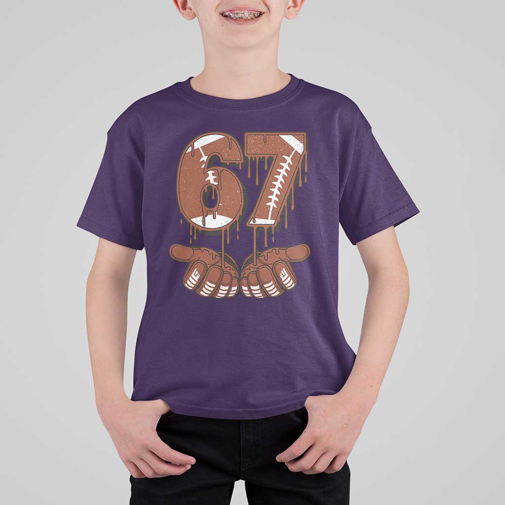 67 Six Seven T Shirt For Kid Funny Football Meme - Wonder Print Shop