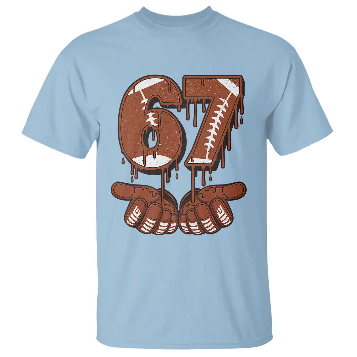 67 Six Seven T Shirt Funny Football Meme - Wonder Print Shop