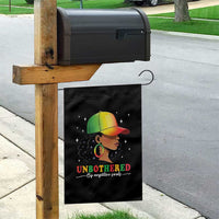 Afro African American Garden Flag Unbothered By Negative Souls Black Sassy Queen