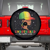 Afro African American Spare Tire Cover Unbothered By Negative Souls Black Sassy Queen