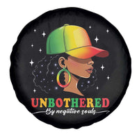 Afro African American Spare Tire Cover Unbothered By Negative Souls Black Sassy Queen