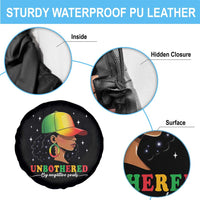 Afro African American Spare Tire Cover Unbothered By Negative Souls Black Sassy Queen