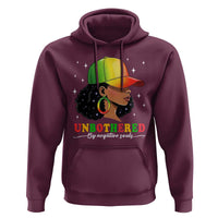 Afro African American Hoodie Unbothered By Negative Souls Black Sassy Queen