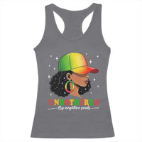 Afro African American Racerback Tank Top Unbothered By Negative Souls Black Sassy Queen