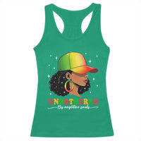 Afro African American Racerback Tank Top Unbothered By Negative Souls Black Sassy Queen