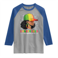 Afro African American Raglan Shirt Unbothered By Negative Souls Black Sassy Queen