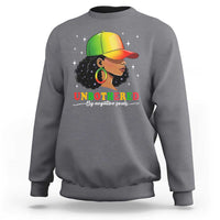 Afro African American Sweatshirt Unbothered By Negative Souls Black Sassy Queen