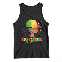 Afro African American Tank Top Unbothered By Negative Souls Black Sassy Queen