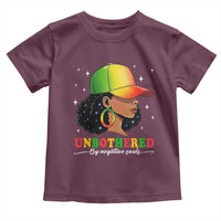 Afro African American Toddler T Shirt Unbothered By Negative Souls Black Sassy Queen
