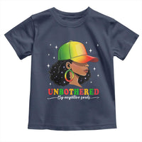 Afro African American Toddler T Shirt Unbothered By Negative Souls Black Sassy Queen