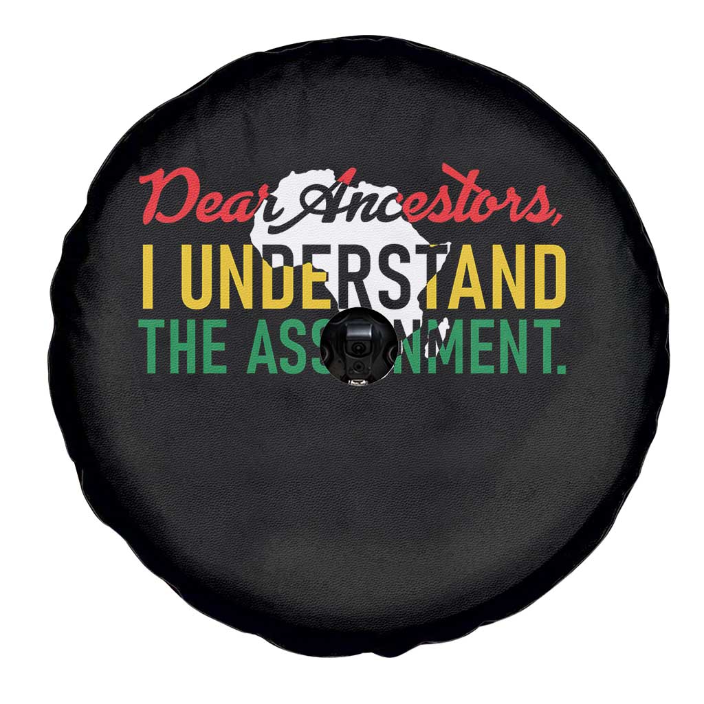 Black History Spare Tire Cover Dear Ancestors I Understand The Assignment