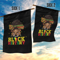 Black History Month Garden Flag Messy Pun Afro African American