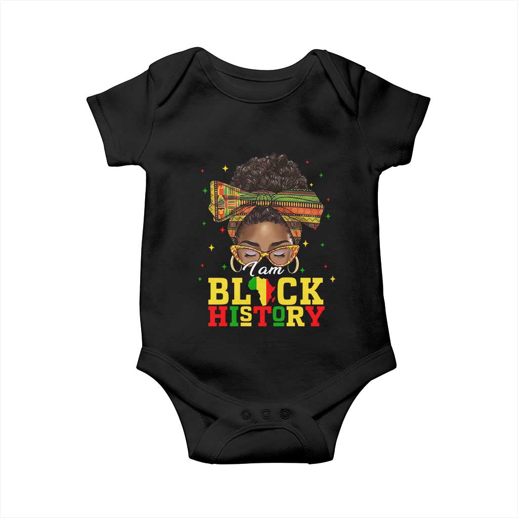 Black History Month Baby Onesie Messy Pun Afro African American