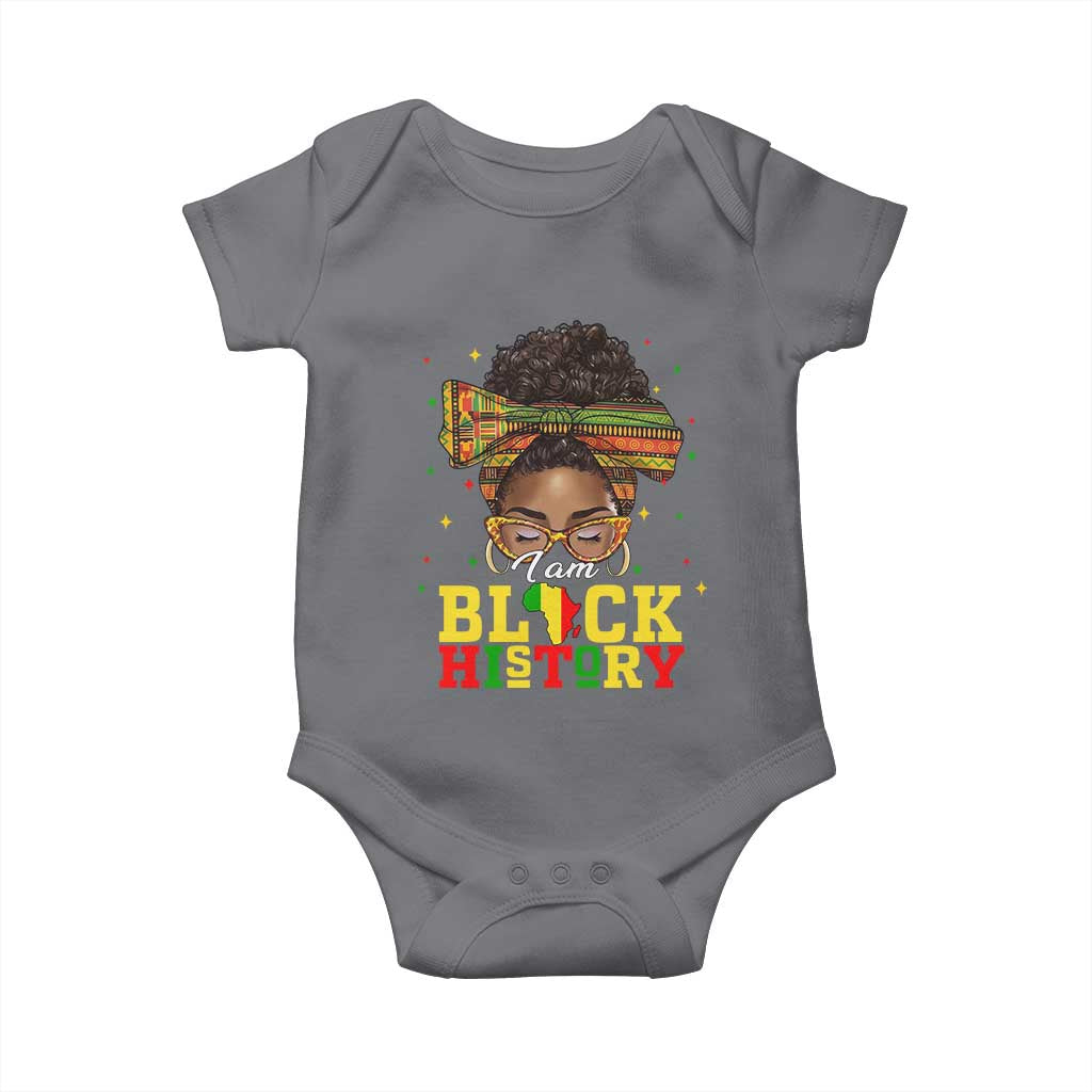 Black History Month Baby Onesie Messy Pun Afro African American