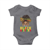 Black History Month Baby Onesie Messy Pun Afro African American