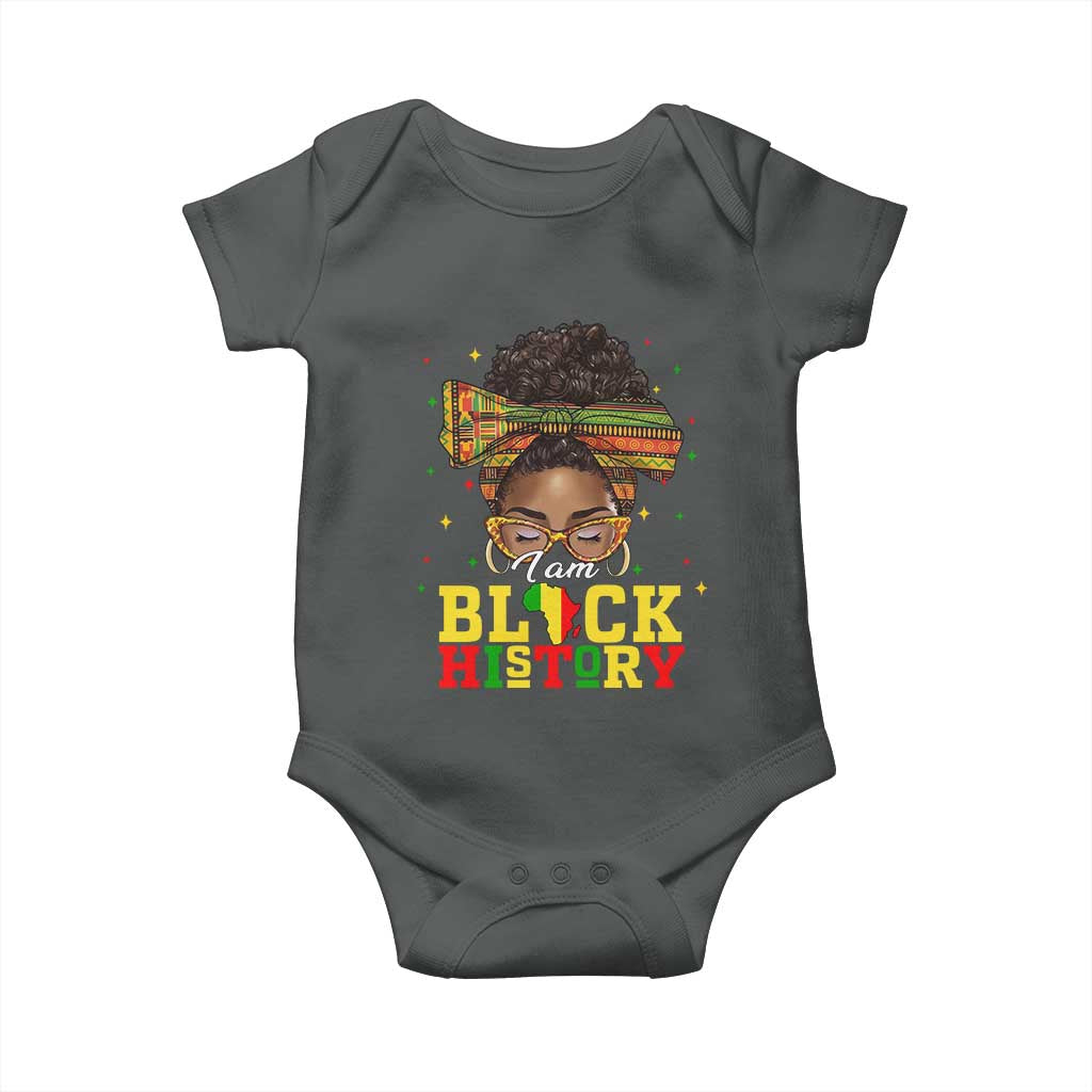 Black History Month Baby Onesie Messy Pun Afro African American