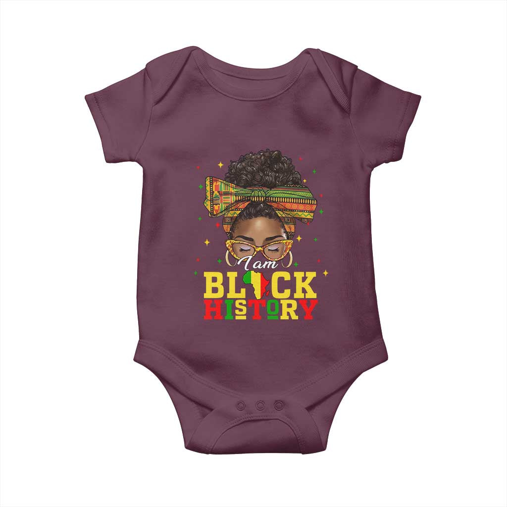 Black History Month Baby Onesie Messy Pun Afro African American