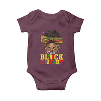 Black History Month Baby Onesie Messy Pun Afro African American