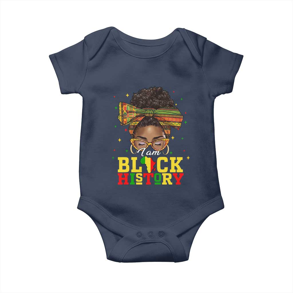 Black History Month Baby Onesie Messy Pun Afro African American