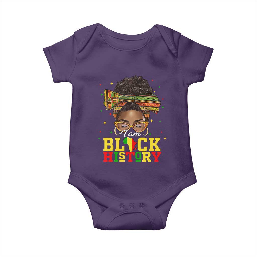 Black History Month Baby Onesie Messy Pun Afro African American